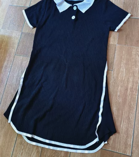 出一条连衣裙，就穿了两次 偏短 小个子女生...