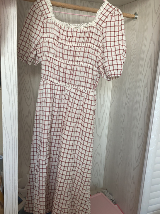 温柔风显瘦法式初恋桔梗裙子 穿了一次 闲置