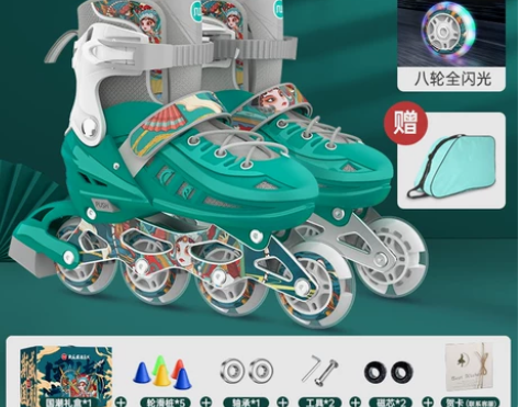 斯威溜冰鞋儿童轮滑鞋初学者品牌男女童大学生...