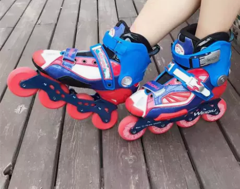 正品HV轮滑鞋成人溜冰鞋专业平花高端刹车滑...