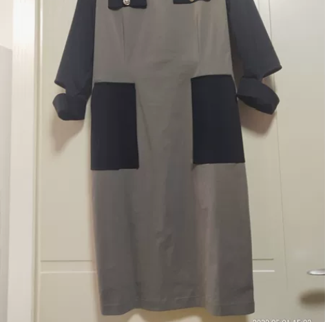阿玛施修身连衣裙,100%正品,3码,有弹...