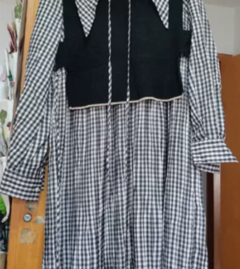 秋装法式复古气质收腰显瘦洋气减龄初恋港风打...