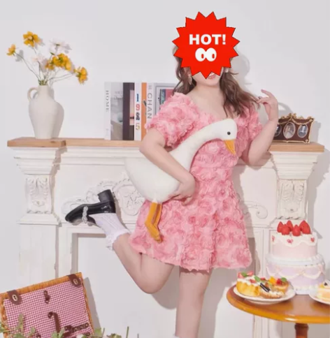 韩系画报风写真服装 个人艺术照服装 摄影工...