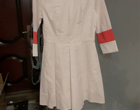 连衣裙 ol职业连衣裙 点点拼色女士连衣裙...