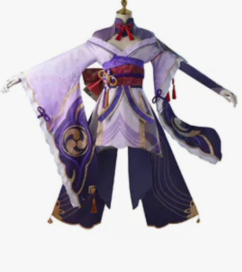 【出】雷电将军cos服有暗纹 全套配件齐全...