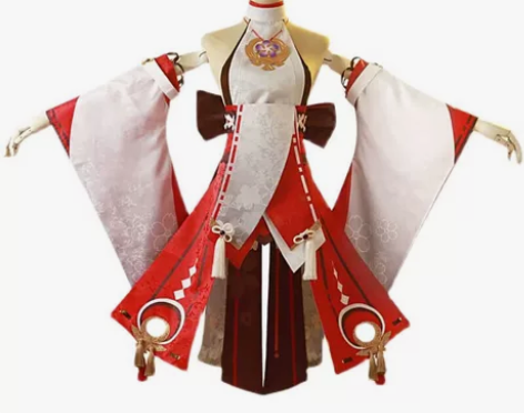 （尾款）次元依家的八重神子 有瑕疵 仅衣服...