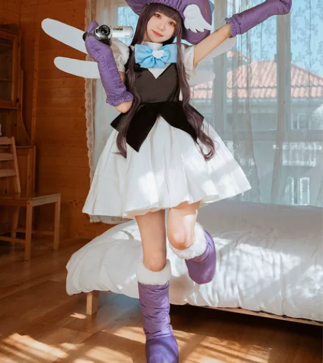 次元依现货魔卡少女樱cos服知世玩偶服布丁...