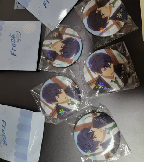 星河动漫 Free！双闪冬日徽章正版 这里...