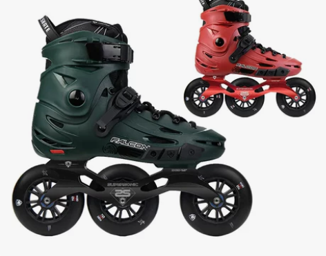 飞鹰轮滑鞋大三轮速桩速滑鞋休闲刷街溜冰鞋成...