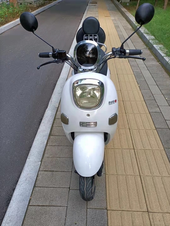 台铃电动车,刚买一年时间,现在满电能跑50...