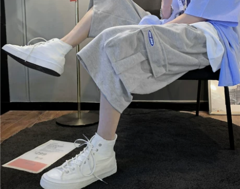 串标大口袋七分短裤男宽松直筒夏季男款潮牌运...