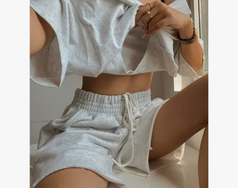 休闲短裤男士女同款夏薄款五分沙滩裤外穿运动...