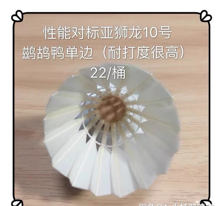 35块买的,无标鹅毛羽毛球12装训练球 ,...