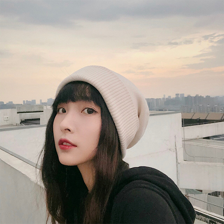 问香坊 帽子  黑色