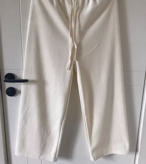 店铺清货！全新灯芯绒阔腿裤女秋冬加绒高腰宽...