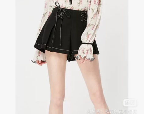 【转卖】ONLY 牛仔短裤 A字短裤 黑色...