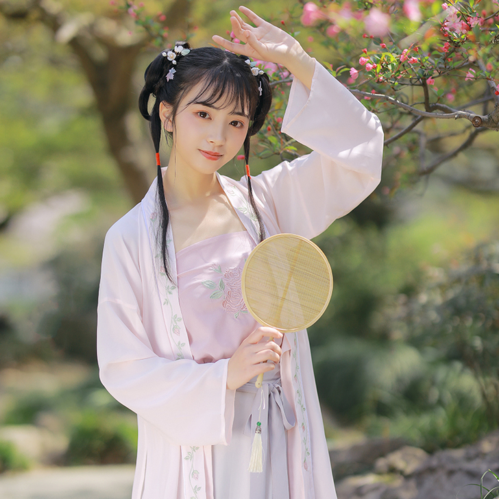池夏 汉宋制网红汉服 抖音爆款