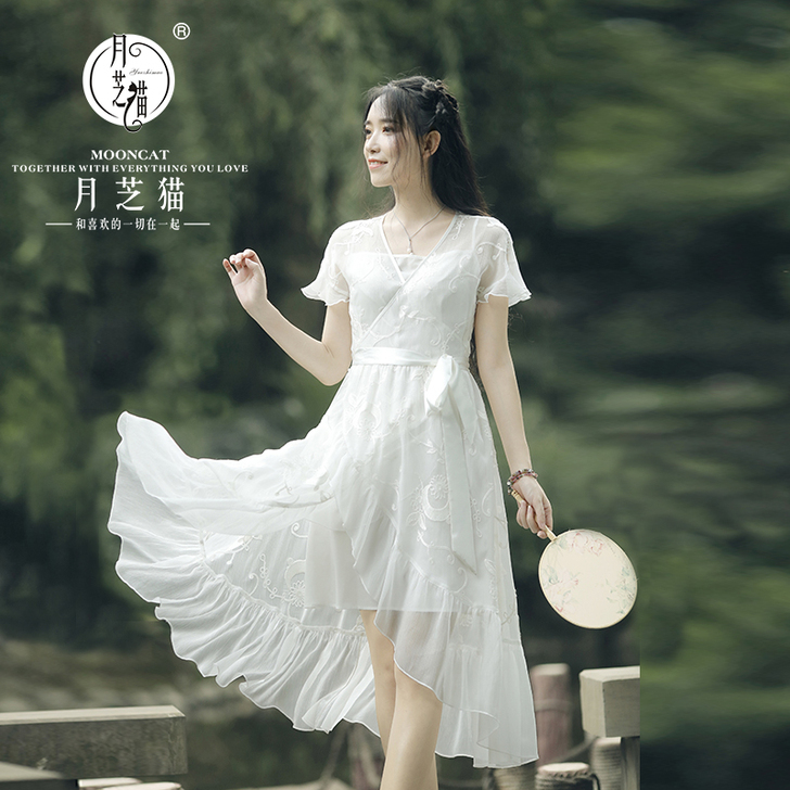 2019月芝猫【玉檀心】民国风两件套日常带...