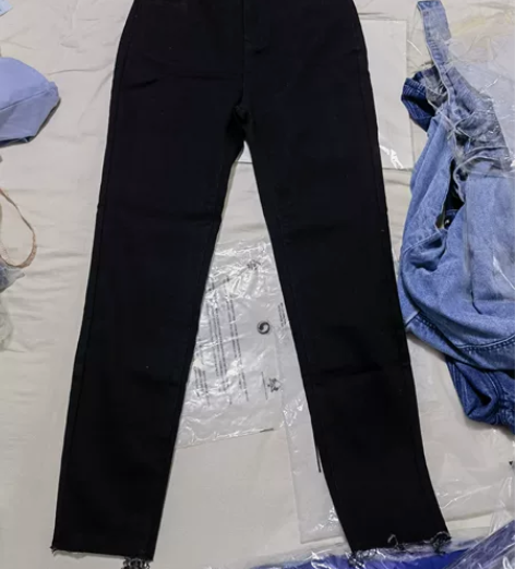 YINER音儿女装冬季腰部皮带装饰直筒高腰...