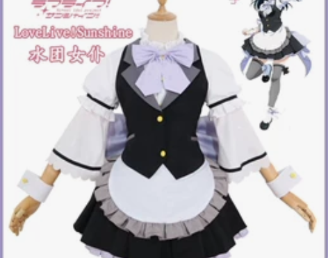 津岛善子 女仆 cos lovelive ...