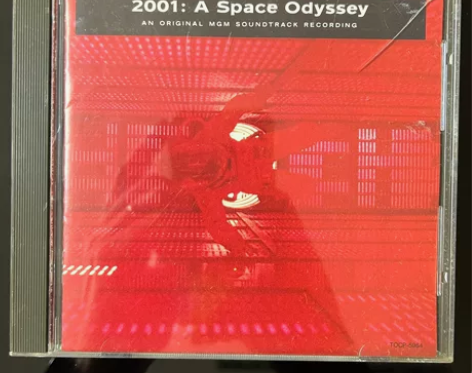 2001太空漫游电影原声日首版CD 盘面8...