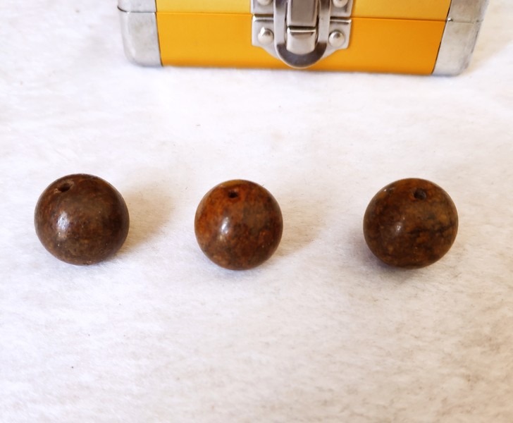 河磨玉火燎皮红油皮18大圆珠 配珠 特价