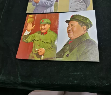 历史彩页4张，时代色彩浓厚。怀旧收藏。（C...