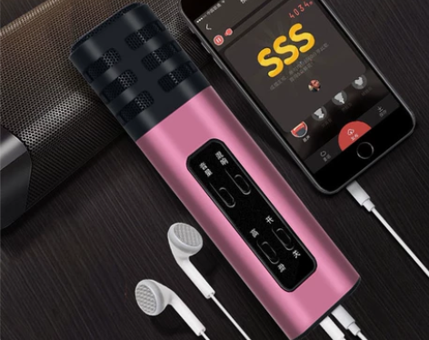 (全新)雪朗手机K歌麦克风K8全新 全民k...