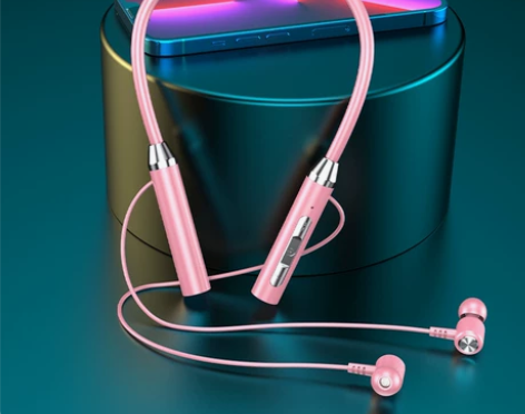 【新款蓝牙无线耳机 挂脖运动双耳入耳颈挂式...