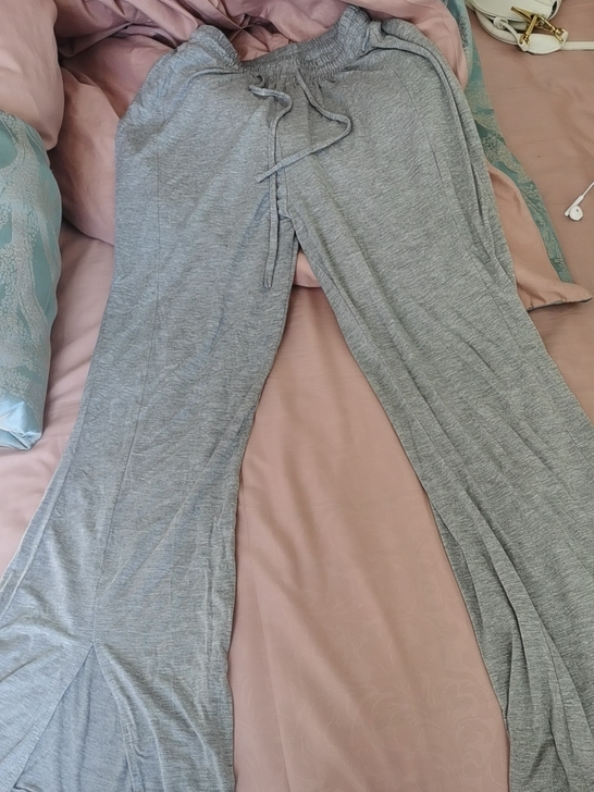 莫代尔开叉休闲裤 非常舒服 显瘦洋气 至少...