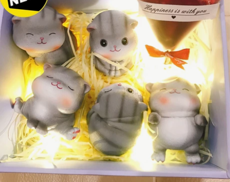 29.9包邮 猫咪摆件女生生日礼物 送女朋...