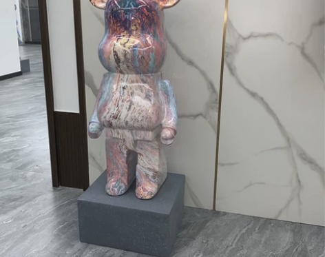 网红客厅卡通创意暴力熊存钱罐现代家居装饰品...