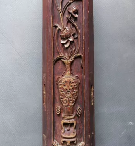 清代木雕，红豆杉木质超重，高56CM，直径...