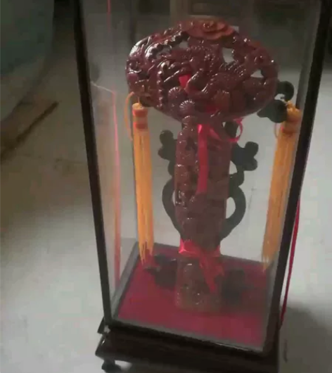 木雕礼品“如意”“如意”——寓意“吉祥如意...