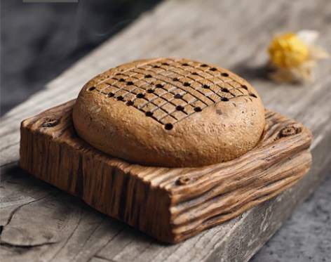 弘毅斋 弈趣盘香炉陶瓷紫砂家居室内仿古创意...