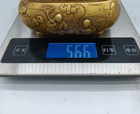 古玩铜器收藏，二仙熏香炉，形制端正，做工精...