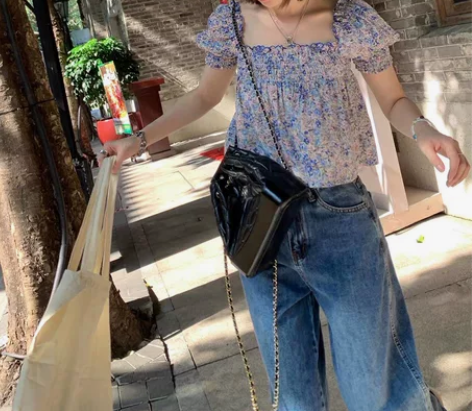 吾小智 | 独家浪漫油画~清冷感刺绣花瓣碎...