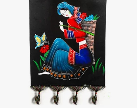 贵州广西云南特色手工艺品蜡染画餐厅酒店农家...