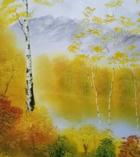 纯手绘风景画送礼自用办公室挂画家居画 内心...