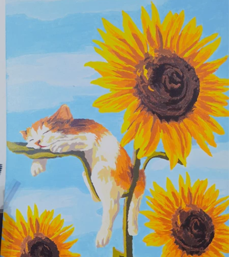 DIY油画，尺寸40×50，带内框，可悬挂...