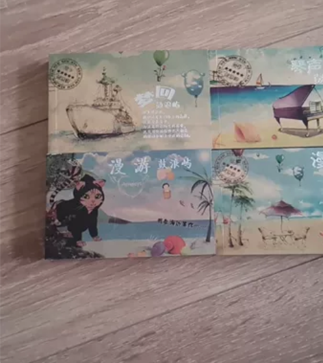 全新手帐  记事本 厦门鼓浪屿带回 共4本...