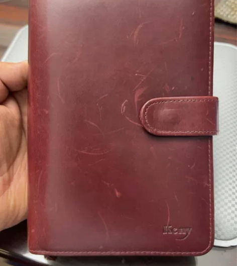 康尼商务真皮活页本记事本手册记事本意大利进...