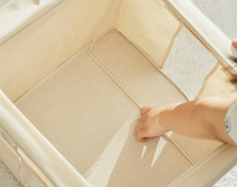 收纳箱 DREX日本几仓棉麻衣服布艺衣物搬...