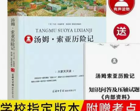 汤姆索亚历险记正版 马克吐温原著小学生版六...