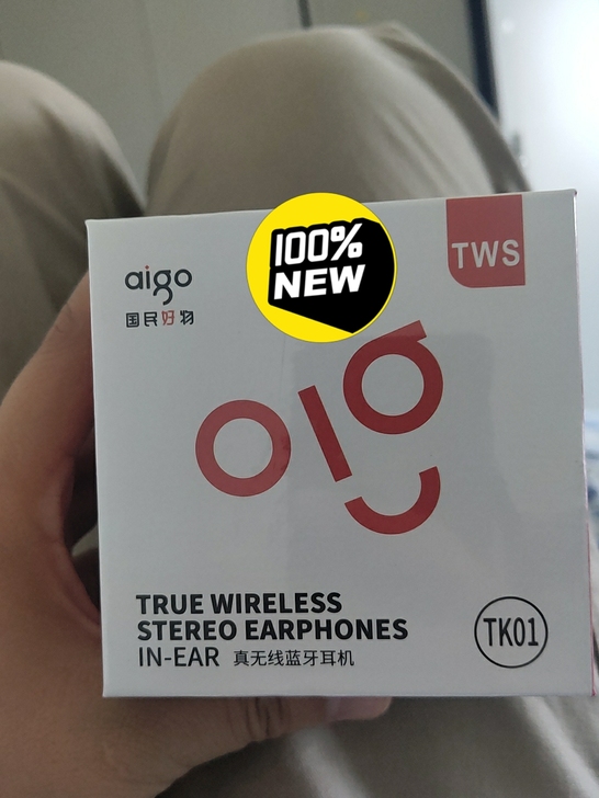 全新爱国者蓝牙耳机。型号：TK01