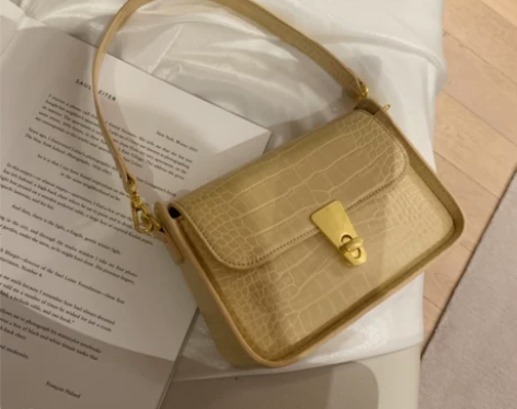 【南风】巴黎圣母院 鳄鱼纹单肩腋下包202...