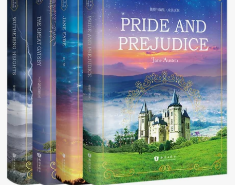 英文原版小说全3册 简爱+呼啸山庄+了不起...