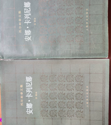 安娜 卡列尼娜旧书,1982年4月第一版。...