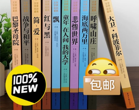 名师建议的世界经典文学小说名著全套正版原著...