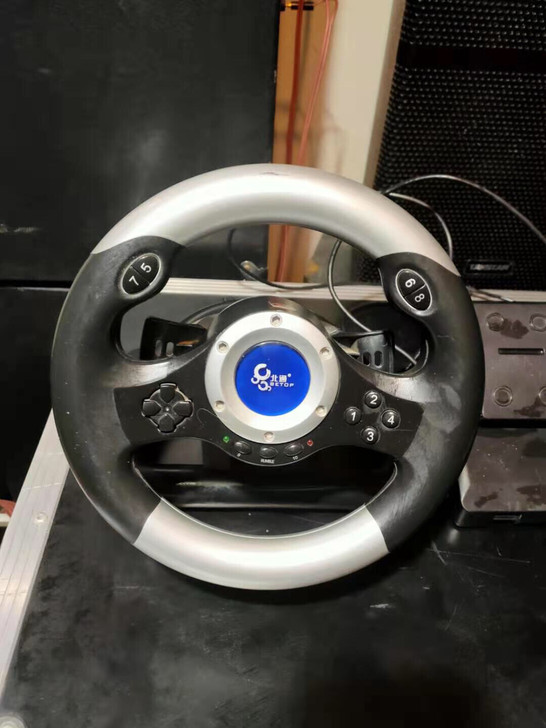 北通3130游戏方向盘，极品飞车现场体验，...